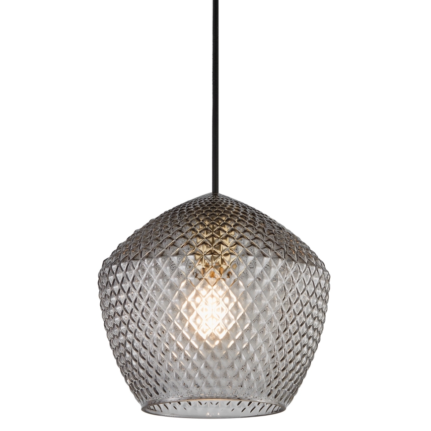 Nordlux - Luster na sajli ORBIFORM 1xE27/40W/230V crna/siva