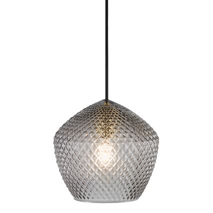 Nordlux - Luster na sajli ORBIFORM 1xE27/40W/230V crna/siva