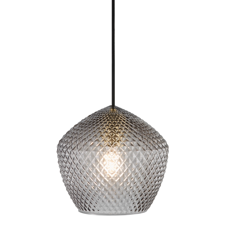 Nordlux - Luster na sajli ORBIFORM 1xE27/40W/230V crna/siva