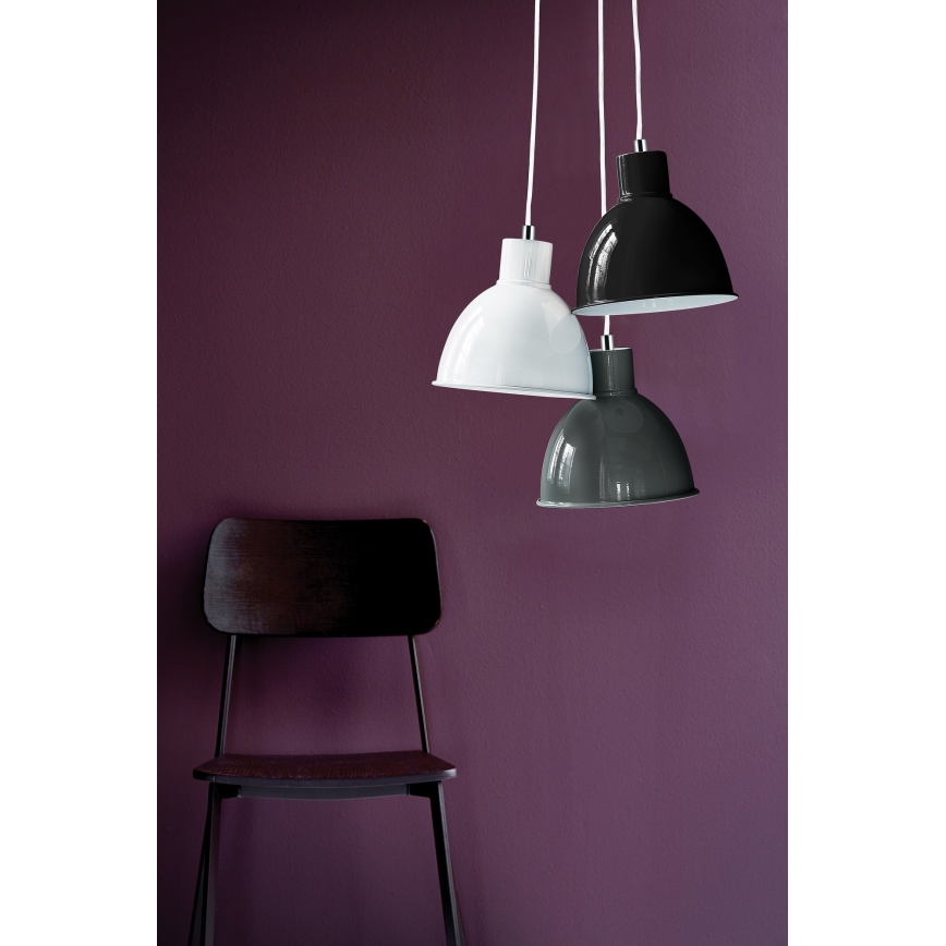 Nordlux - Luster na sajli POP 1xE27/40W/230V antracit