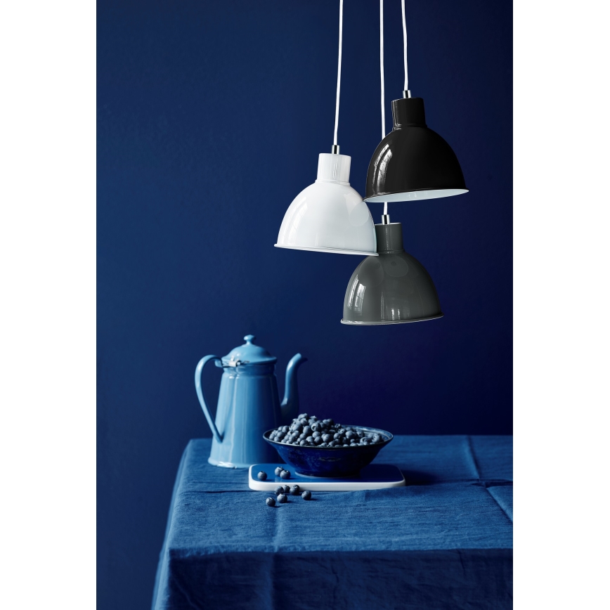 Nordlux - Luster na sajli POP 1xE27/40W/230V antracit