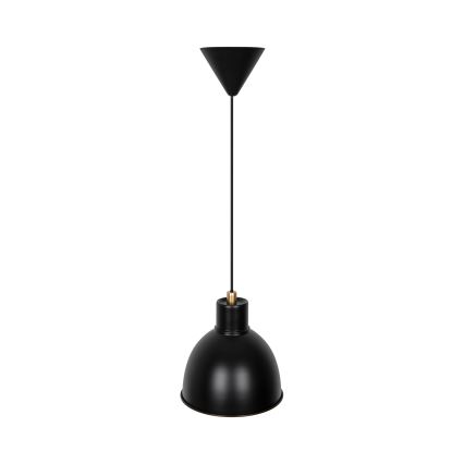 Nordlux - Luster na sajli POP 1xE27/40W/230V crna/zlatna