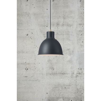 Nordlux - Luster na sajli POP 1xE27/60W/230V crna