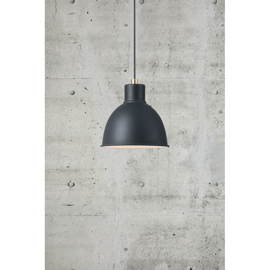 Nordlux - Luster na sajli POP 1xE27/60W/230V crna