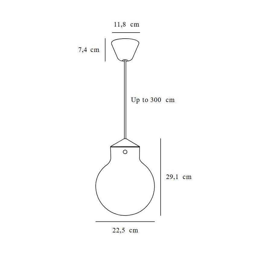 Nordlux - Luster na sajli RAITO 1xE27/25W/230V mesing/bijela