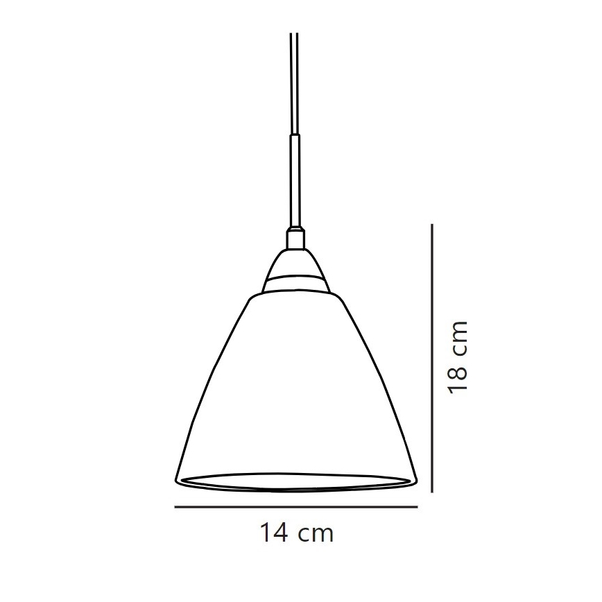 Nordlux - Luster na sajli READ 1xE14/40W/230V sjajni krom