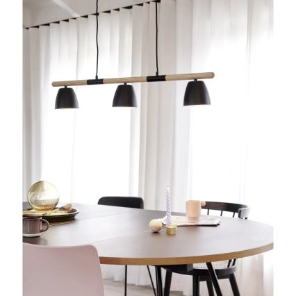 Nordlux - Luster na sajli THEO 3xGU10/35W/230V