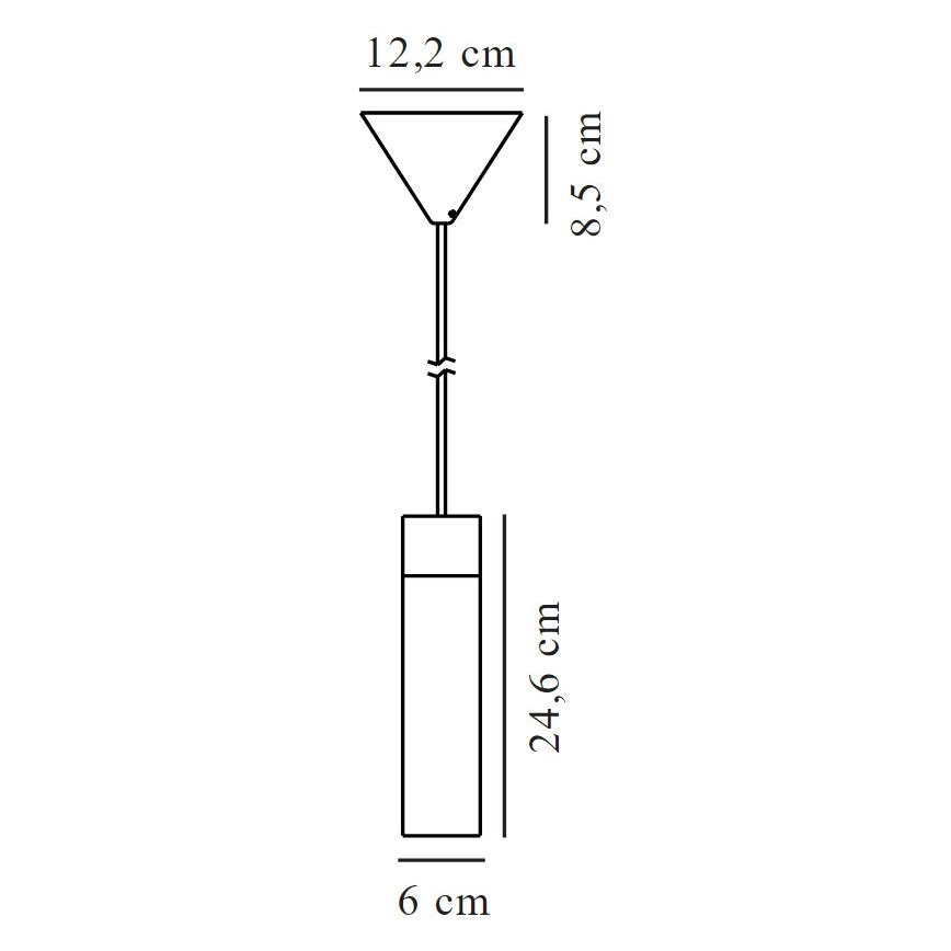 Nordlux - Luster na sajli TILO 1xGU10/15W/230V crna