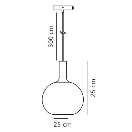 Nordlux - Luster na užetu ALTON 1xE27/60W/230V bijela/crna/mesing