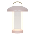 Nordlux - MIRANO LED stolna lampa na dodir, punjiva, s mogućnošću prigušivanja, LED/3W/3,7V, ružičasta