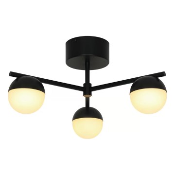 Nordlux - Nadgradni luster CONTINA 3xG9/5W/230V crna