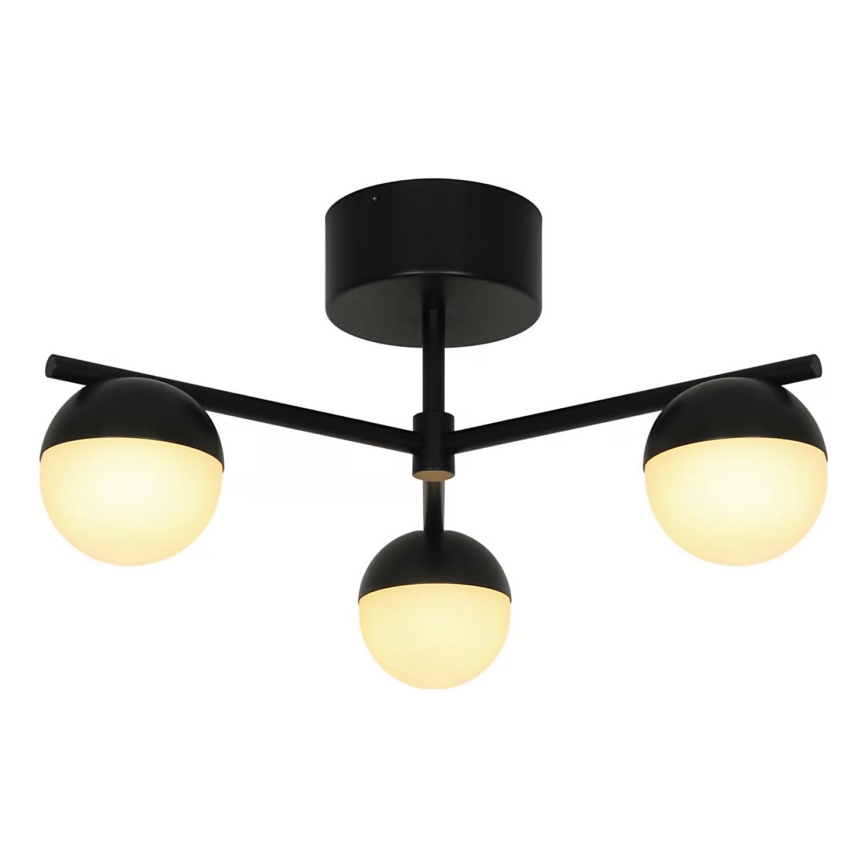Nordlux - Nadgradni luster CONTINA 3xG9/5W/230V crna