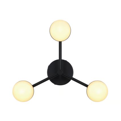 Nordlux - Nadgradni luster CONTINA 3xG9/5W/230V crna