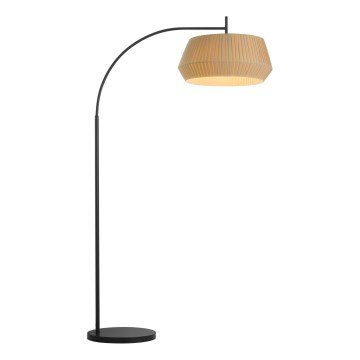 Nordlux - Podna lampa DICTE 1xE27/60W/230V crna/bež