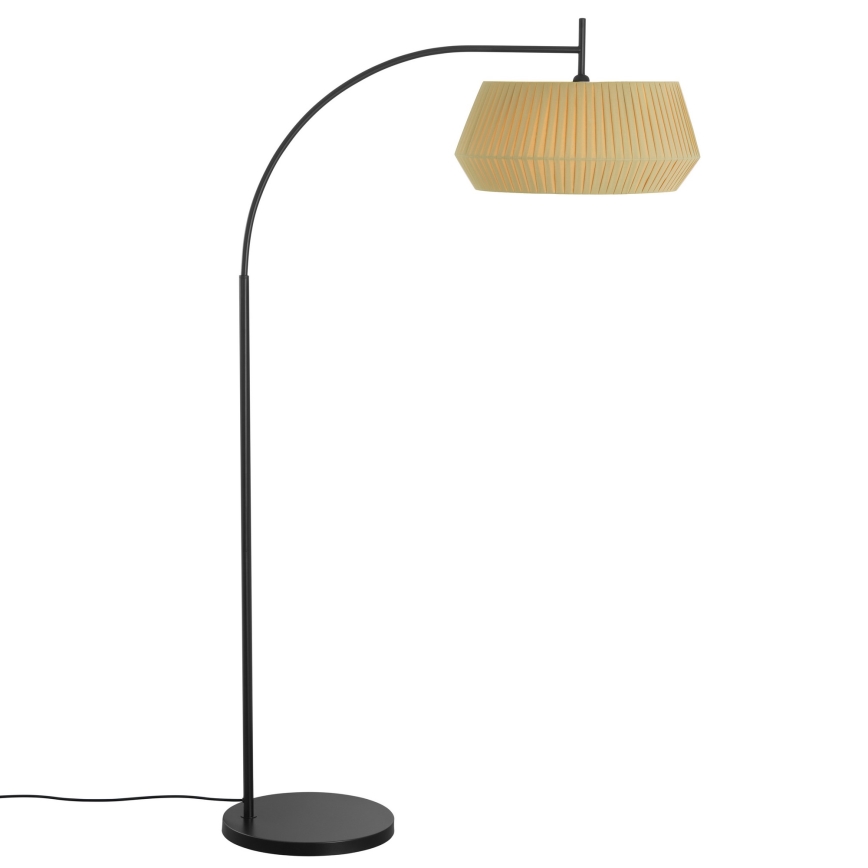 Nordlux - Podna lampa DICTE 1xE27/60W/230V crna/bež