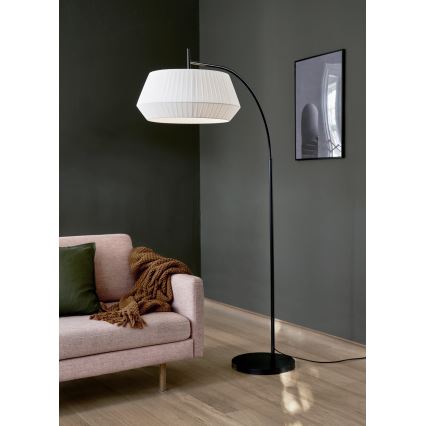 Nordlux - Podna lampa DICTE 1xE27/60W/230V crna/bijela