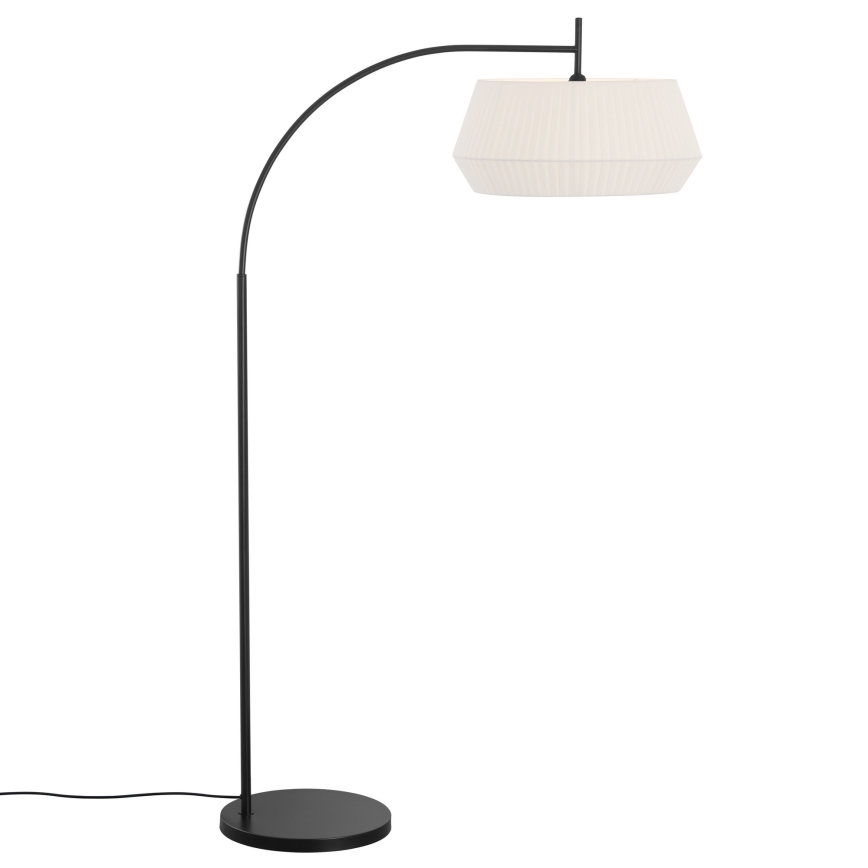 Nordlux - Podna lampa DICTE 1xE27/60W/230V crna/bijela