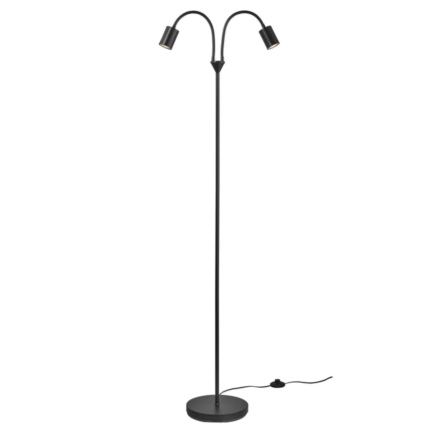 Nordlux - Podna lampa EXPLORE 2xGU10/7W/230V crna