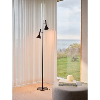 Nordlux - Podna lampa KELVIS 2xGU10/12W/230V crna