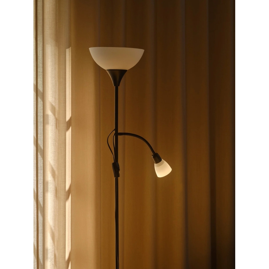 Nordlux - Podna lampa LAURIA 1xE27/40W/230V + 1xE14/15W