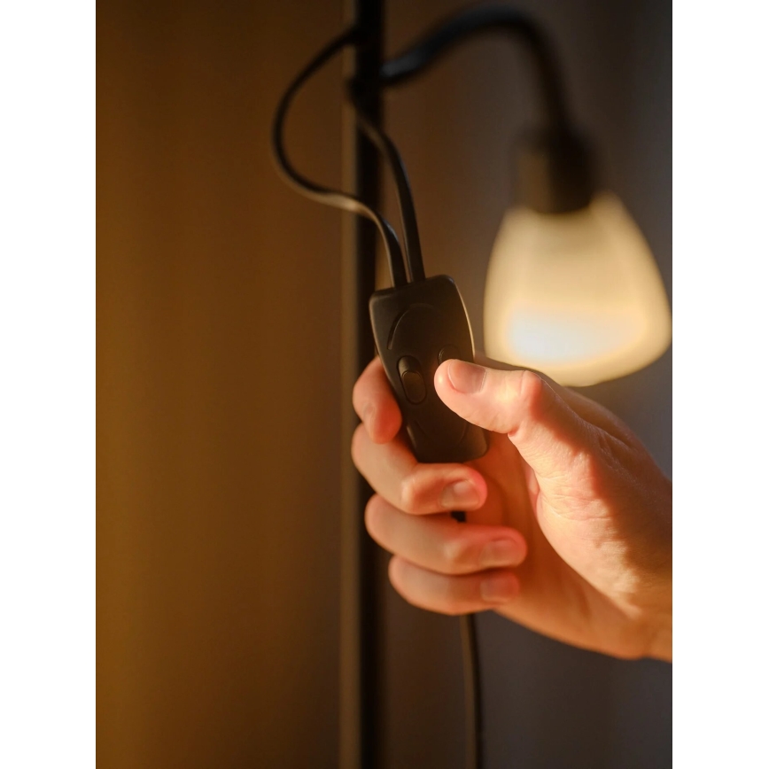 Nordlux - Podna lampa LAURIA 1xE27/40W/230V + 1xE14/15W