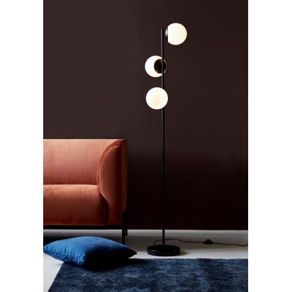 Nordlux - Podna lampa LILLY 3xE14/25W/230V crna