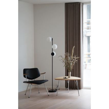Nordlux - Podna lampa LILLY 3xE14/25W/230V crna