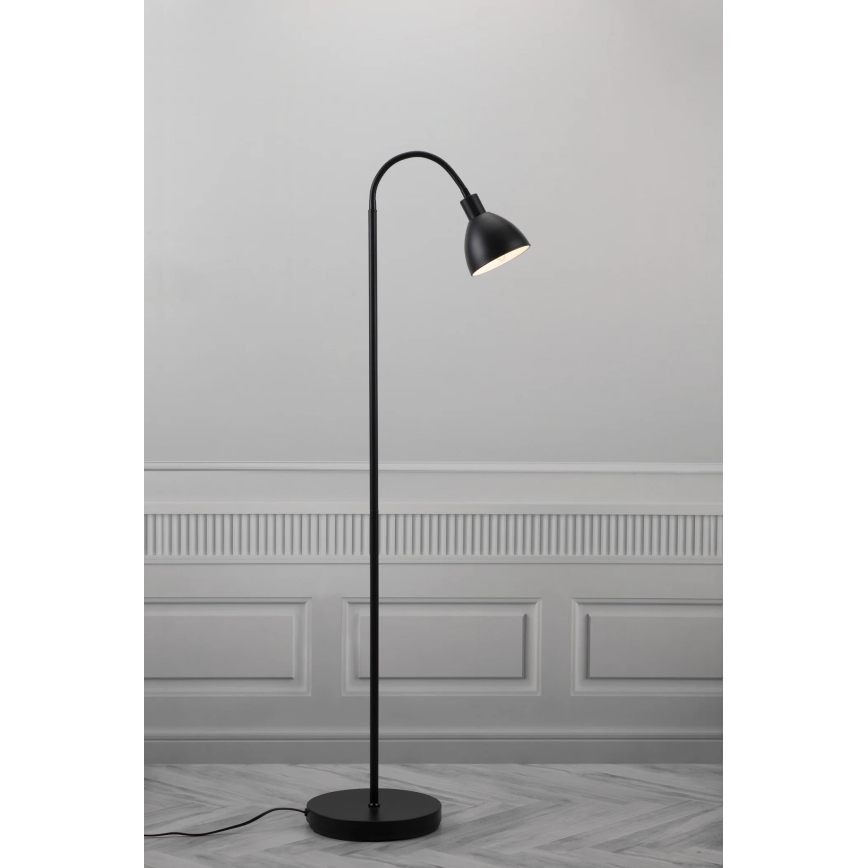 Nordlux - Podna svjetiljka RAY 1xE14/25W/230V crna