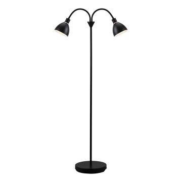 Nordlux - Podna svjetiljka RAY 2xE14/25W/230V crna