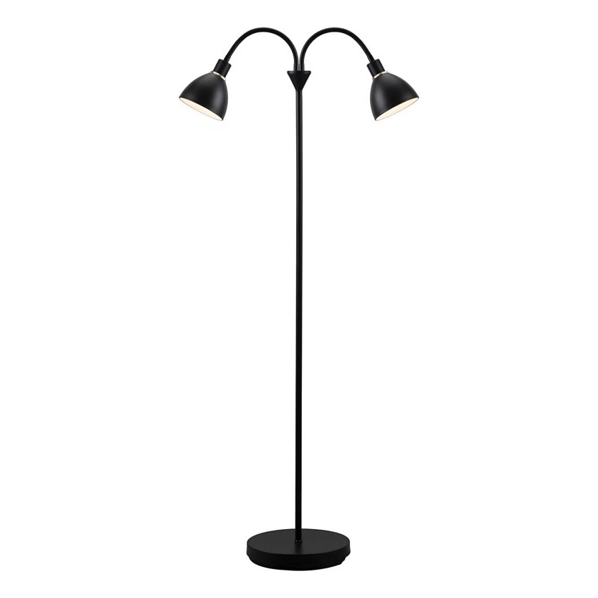 Nordlux - Podna svjetiljka RAY 2xE14/25W/230V crna