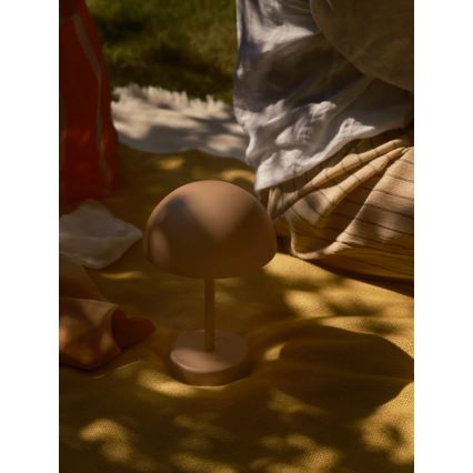 Nordlux - LED s možností prigušivanja punjiva vanjska stolna svjetiljka ELLEN LED/2,8W/3,7V IP44 2200 mAh smeđa