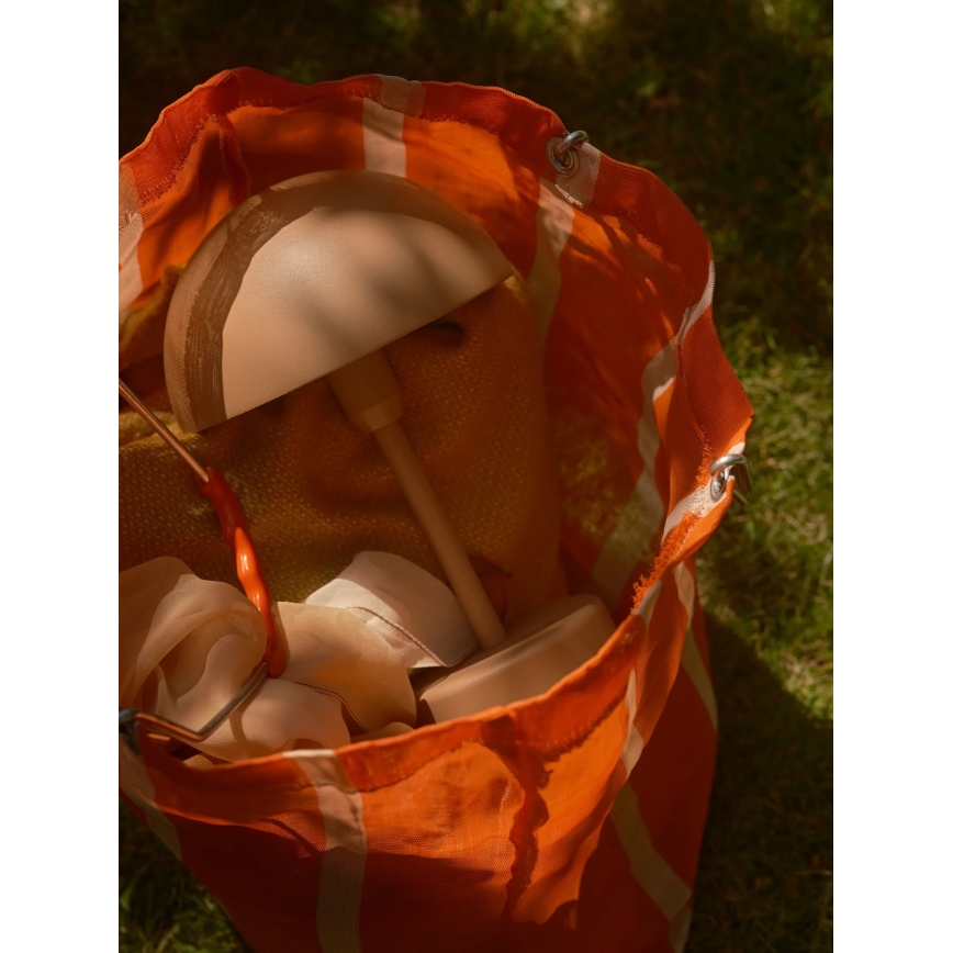 Nordlux - LED s možností prigušivanja punjiva vanjska stolna svjetiljka ELLEN LED/2,8W/3,7V IP44 2200 mAh smeđa