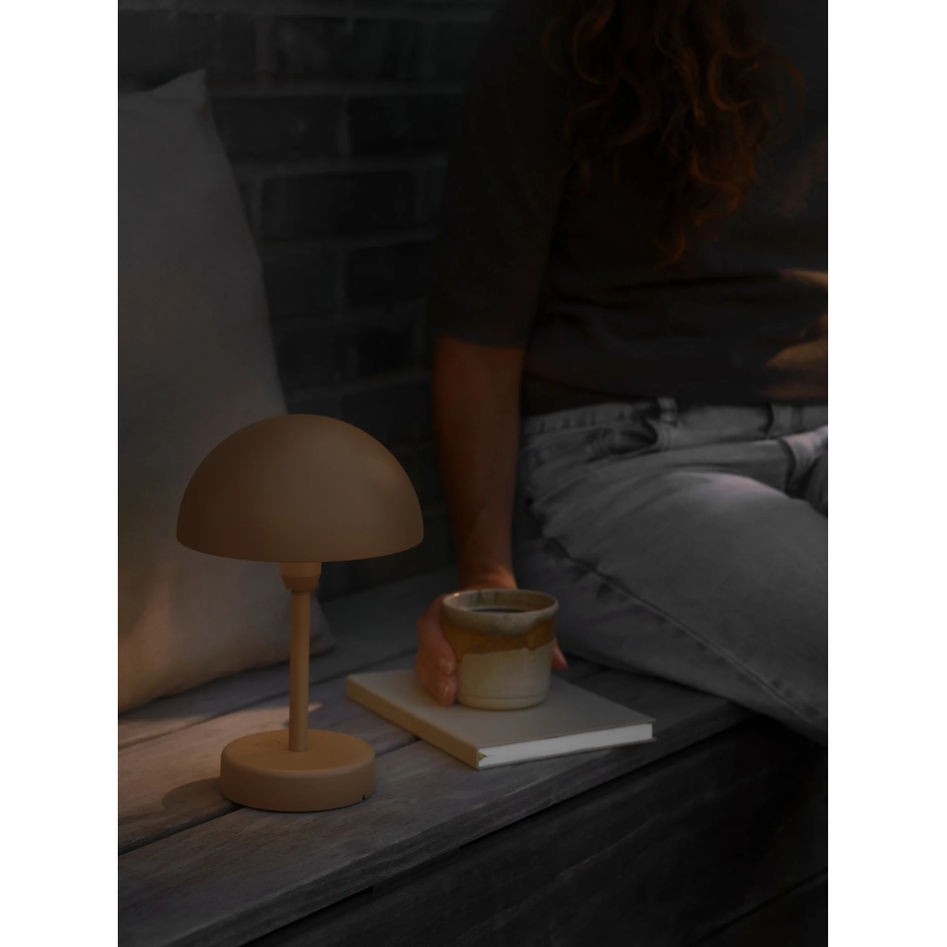 Nordlux - LED s možností prigušivanja punjiva vanjska stolna svjetiljka ELLEN LED/2,8W/3,7V IP44 2200 mAh smeđa