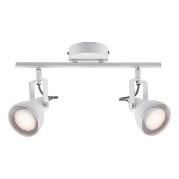 Nordlux - Reflektorska svjetiljka ASLAK 2xGU10/35W/230V bijela