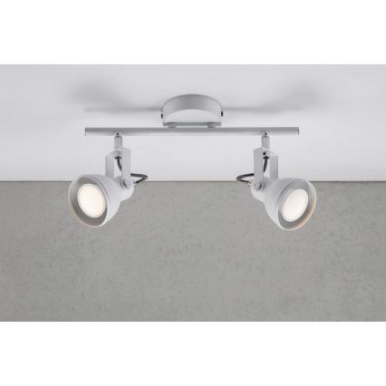 Nordlux - Reflektorska svjetiljka ASLAK 2xGU10/35W/230V bijela