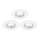 Nordlux - SET 3x LED RGB Prigušiva ugradbena svjetiljka za kupaonicu DON SMART LED/4,7W/230V 2200-6500K IP65