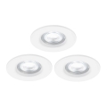 Nordlux - SET 3x LED RGB prigušivača za kupaonske ugradbene svjetiljke DON SMART LED/4,7W/230V 2200-6500K IP65