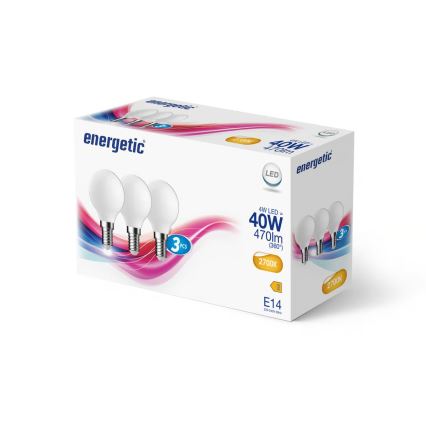 Nordlux - Set od 3 LED žarulje G45 E14/4W/230V 2700K