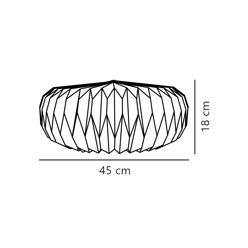 Nordlux - Sjenilo za luster BELLOY E27 pr. 45 cm