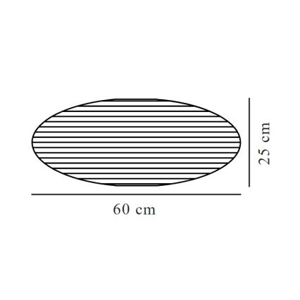 Nordlux - Sjenilo za luster VILLO E27 pr. 60 cm bež