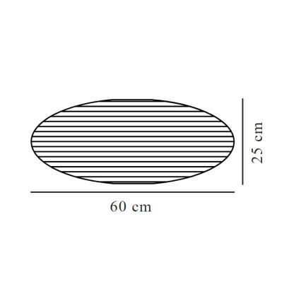 Nordlux - Sjenilo za luster VILLO E27 pr. 60 cm bijela