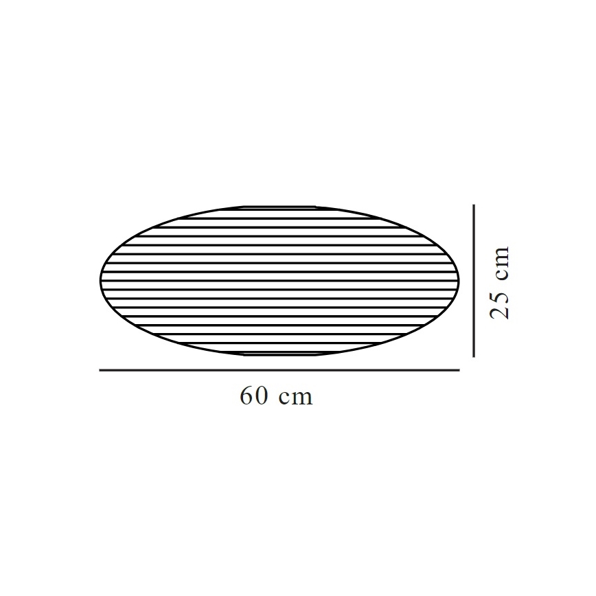 Nordlux - Sjenilo za luster VILLO E27 pr. 60 cm siva