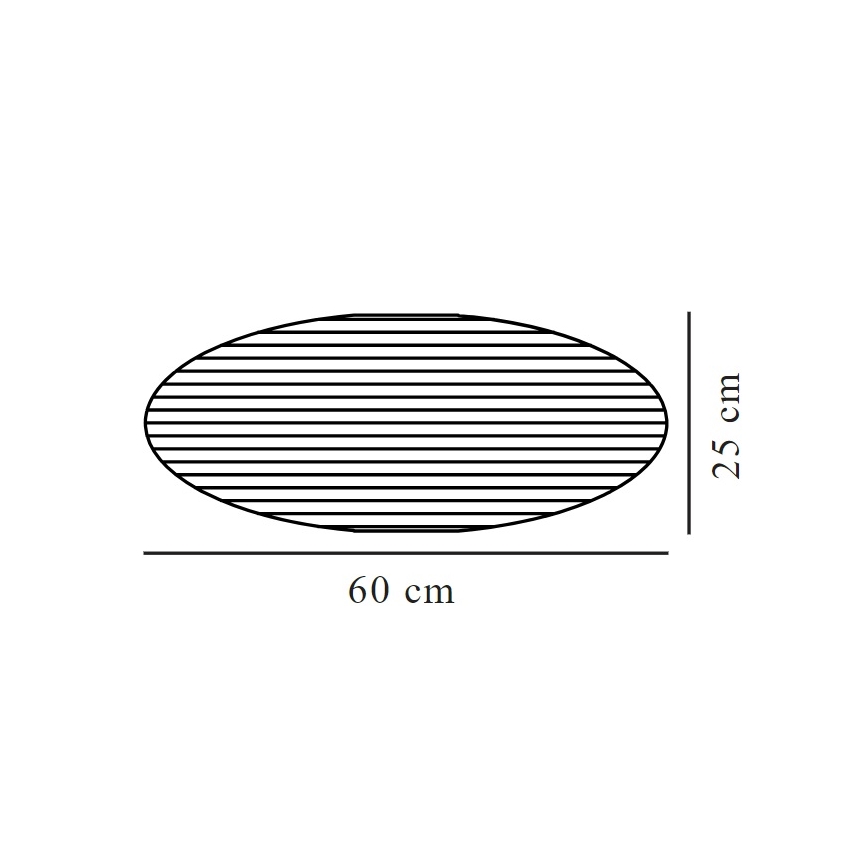 Nordlux - Sjenilo za luster VILLO E27 pr. 60 cm smeđa