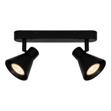 Nordlux - Spot svjetiljka EIK 2xGU10/35W/230V crna