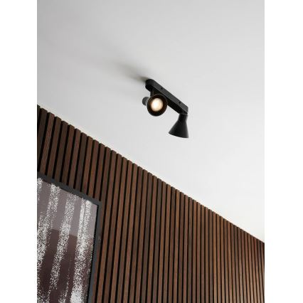 Nordlux - Spot svjetiljka EIK 2xGU10/35W/230V crna