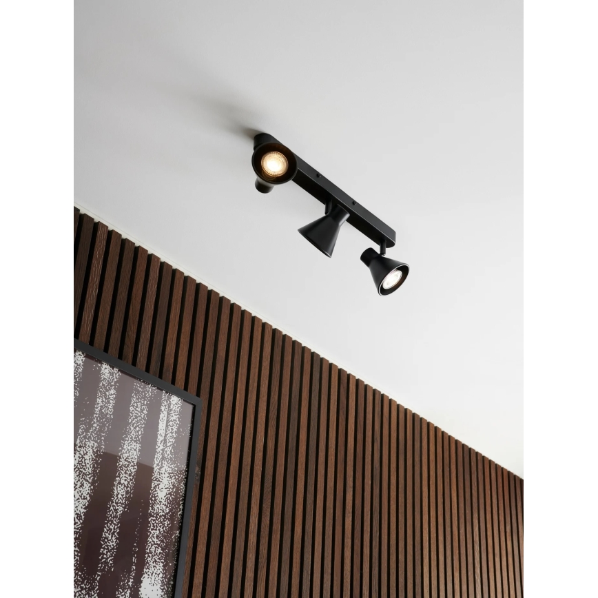 Nordlux - Spot svjetiljka EIK 3xGU10/35W/230V crna
