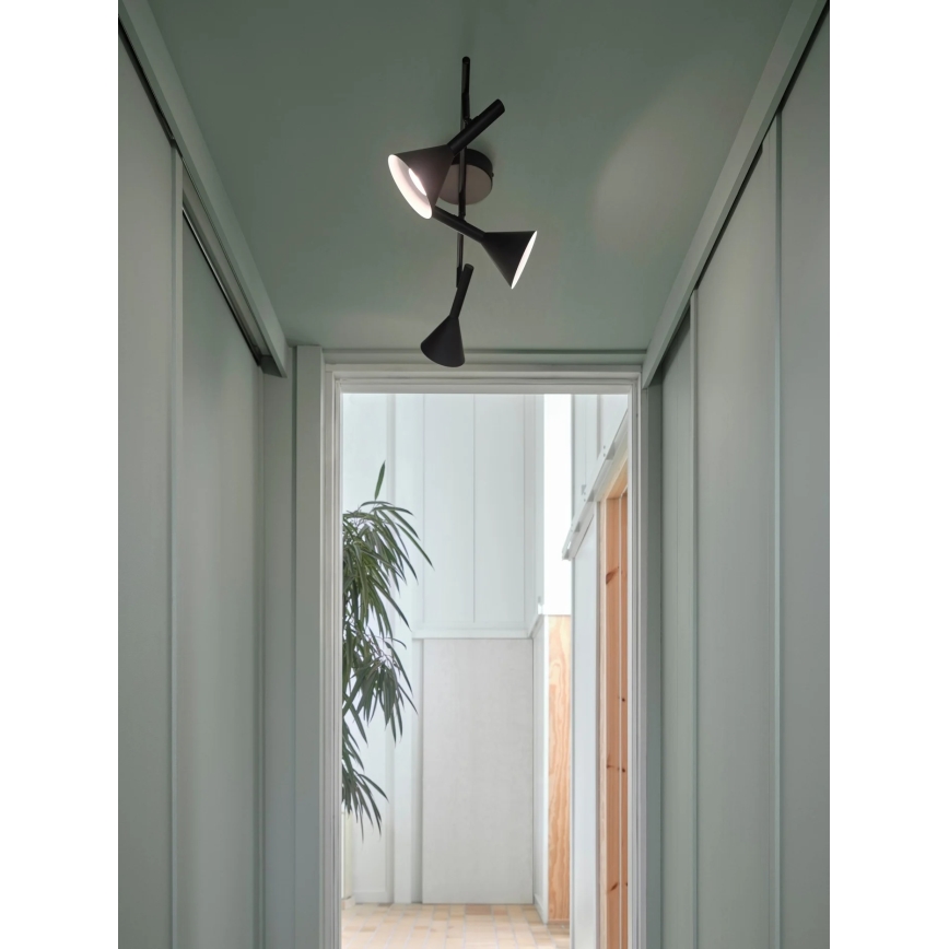 Nordlux - Spot svjetiljka KELVIS 3xGU10/12W/230V crna