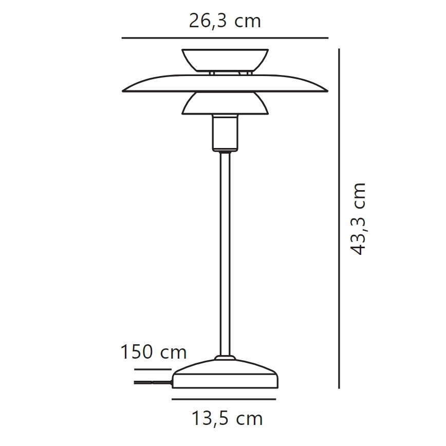 Nordlux - Stolna lampa CARMEN 1xE14/25W/230V crna