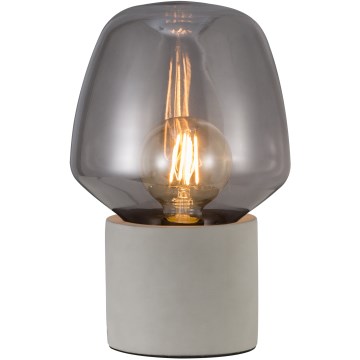 Nordlux - Stolna lampa CHRISTINA 1xE27/25W/230V beton/crna