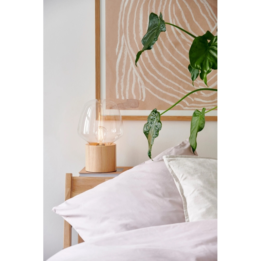 Nordlux - Stolna lampa CHRISTINA 1xE27/25W/230V kaučukovac
